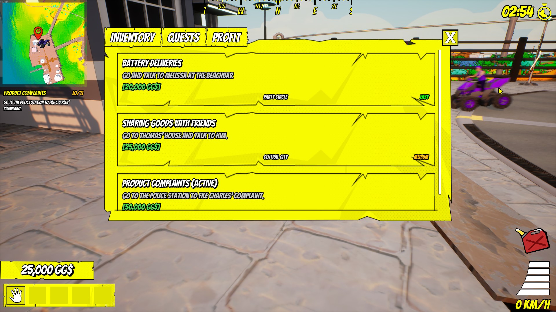 Quest Menu
